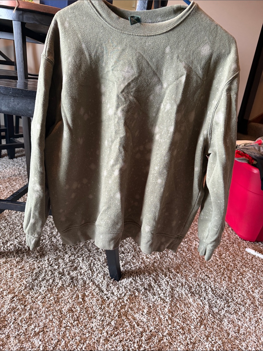 wild fable Olive Crewneck Sweatshirt - Picture 1 of 4